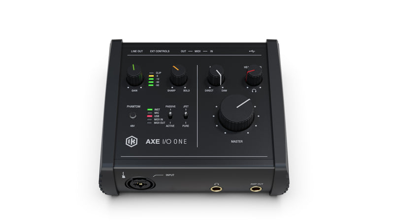 New IK Multimedia AXE I/O One | 1-In / 3-Out USB Audio/MIDI Interface