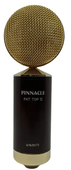 New Pinnacle Microphones Fat Top II Active Passive | Active Ribbon Microphone | Brown | Free XLR Cable