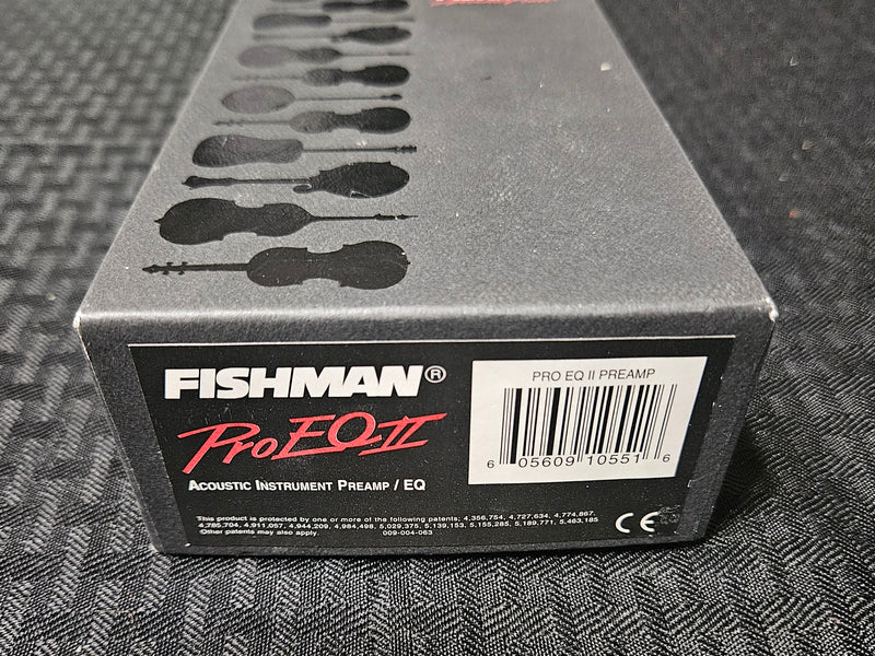 Fishman Pro EQII ACOUSTIC INSTRUMENT PREAMP/EQ - Previously Owned (AW-CONSIGNMENT)