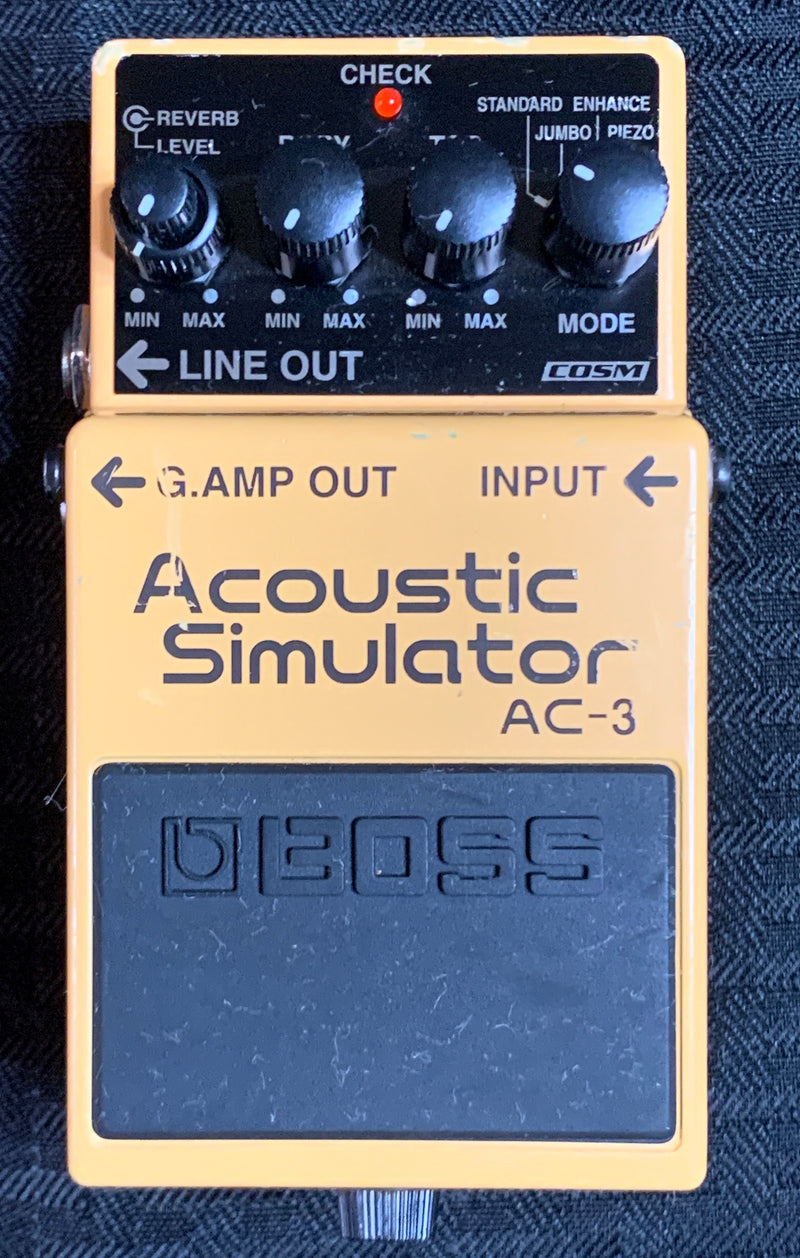 BOSS AC-3 ACOUSTIC SIMULATOR PEDAL - Previously Owned (AW-CONSIGNMENT)
