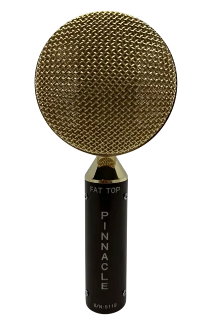New Pinnacle Microphones Fat Top | Ribbon Microphone | Brown | Free XLR Cable