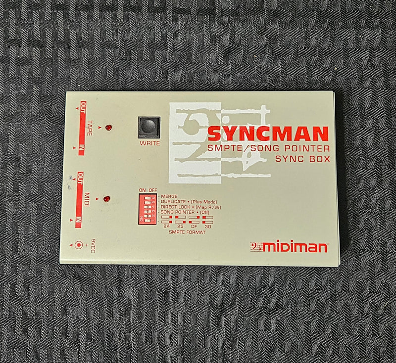 MIDIMAN SYNCMAN SMPTE/SONG POINTER SYNC BOX - (AW CONSIGN)