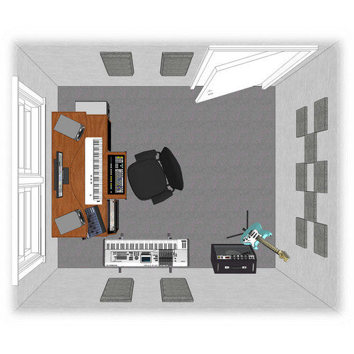 Primacoustic Broadway London 8 Acoustic Panel Room Kit (White)