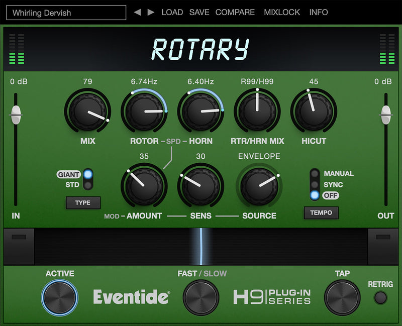 New Eventide  Rotary Mod Leslie Cab Modulation MAC/PC Software (Download/Activation Card)