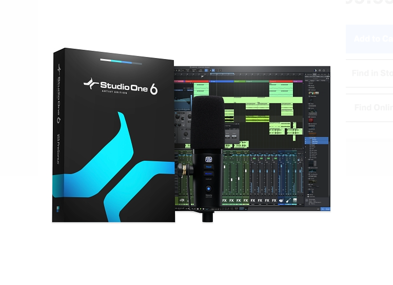 New PreSonus Revelator Dynamic w/Studio One Artist | Mac/PC