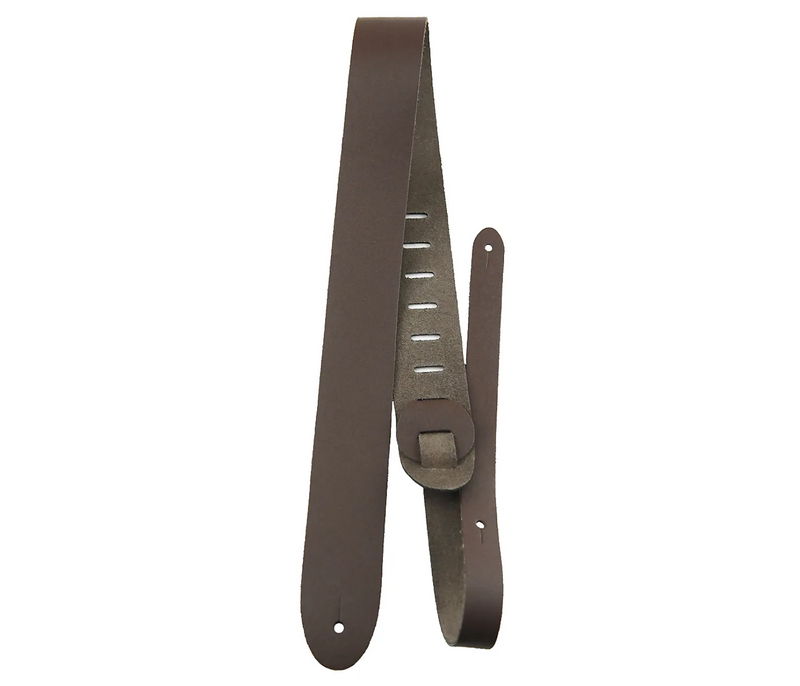 New Perri's Leathers 2″ Basic Leather Adjustable Guitar Strap P20 (Brown)
