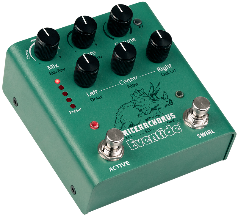 New Eventide TriceraChorus A World of Swirl Multi Effects Compact Guitar Effects Stompbox Pedal