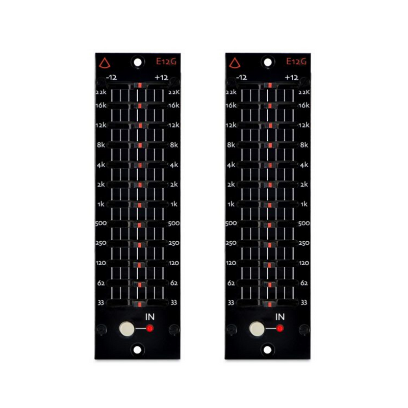 New Avedis Audio Electronics E12G Stereo Pair 12-Band Graphic EQ Equalizer 500 Series Module