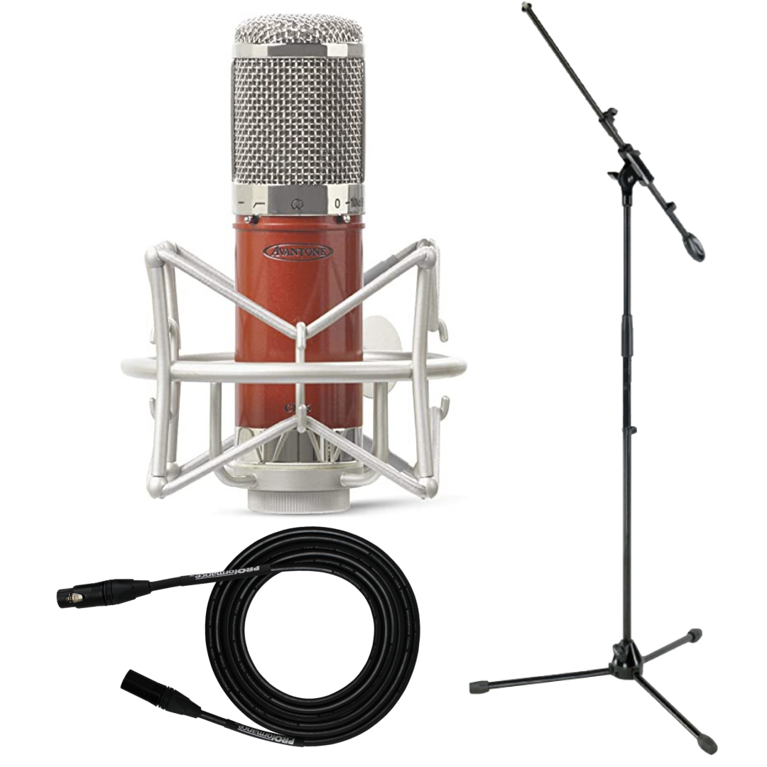 New Avantone Pro CK-6 Classic BUNDLE Large Capsule Cardioid FET Condenser  Microphone Bundle