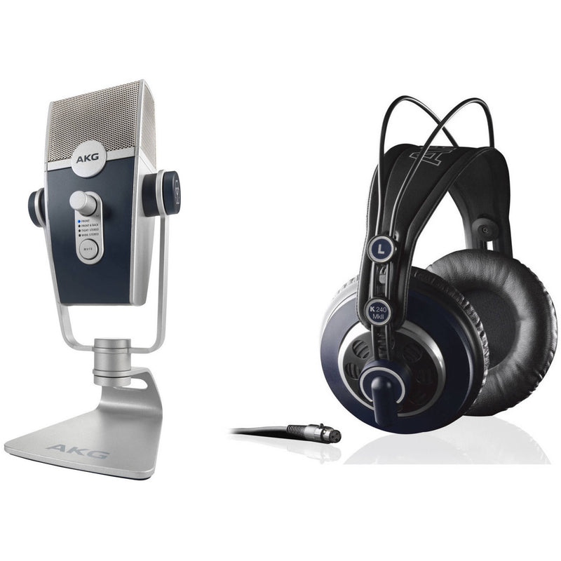 AKG Lyra Multipattern USB Condenser Microphone and Headphones Kit
