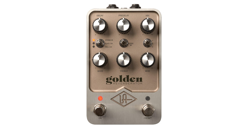 New Universal Audio UAFX Golden Reverbrator Stereo Effects Pedal - Free Stuff*
