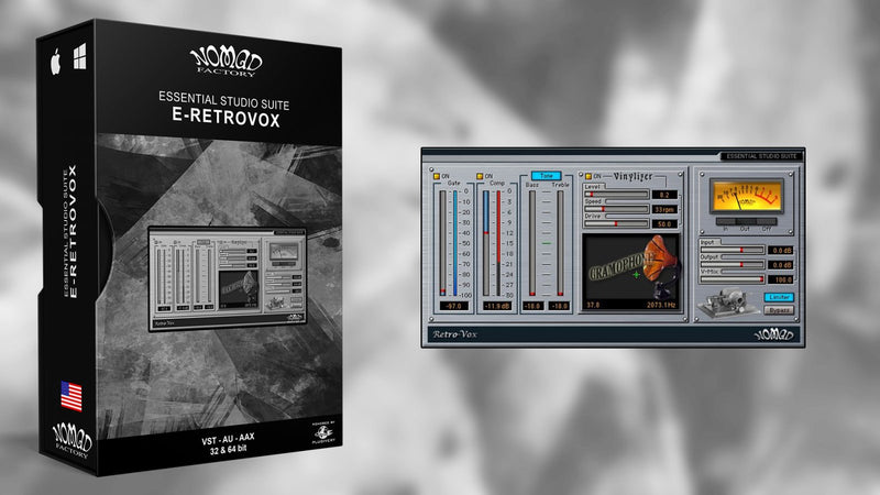 New Nomad Factory E RetroVox Software- AAX/VST/Mac/PC (Download/Activation)