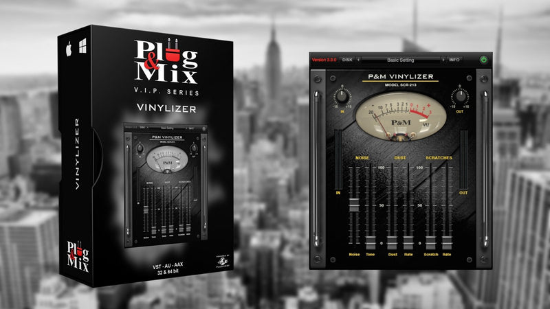 New Plug And Mix Vinylizer Software - AAX/VST/Mac/PC  (Download/Activation Card)