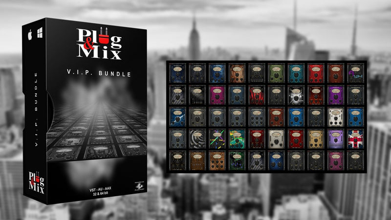 New Plug And Mix VIP Bundle Software - AAX/VST/Mac/PC  (Download/Activation Card)