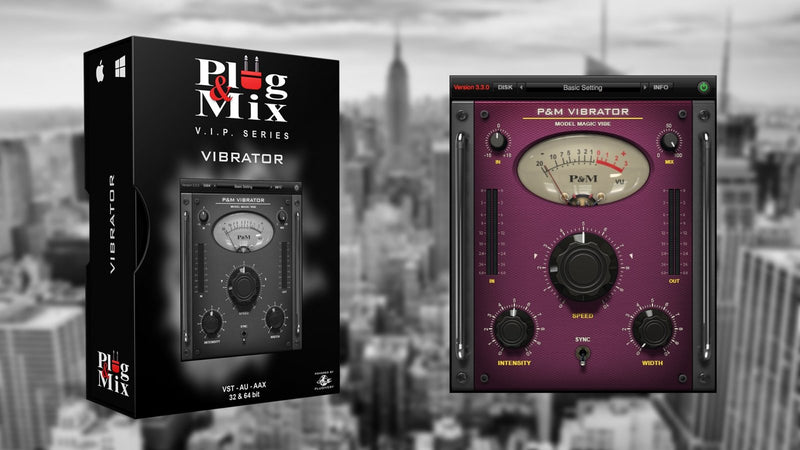 New Plug And Mix Vibrator Software - AAX/VST/Mac/PC  (Download/Activation Card)