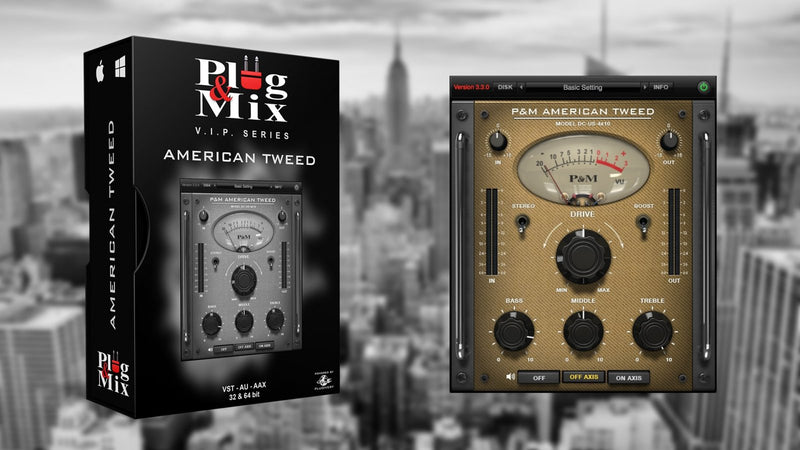 New Plug and Mix American Tweed Software - AAX/VST/Mac/PC (Download/Activation Card)