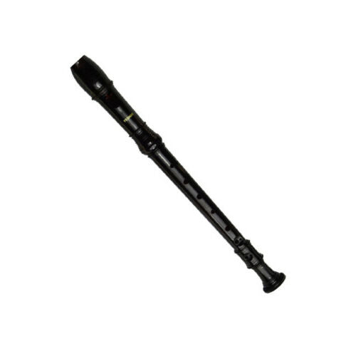 Palmer PSR152-BR German-Style Plastic Recorder with Cleaning Rod - Black