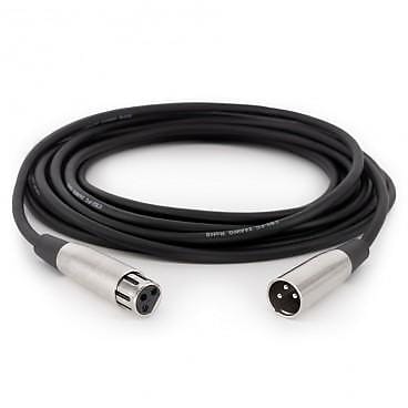 New Sky XLR Male to XLR Female Microphone Cable - 20 Ft Cable (Black)