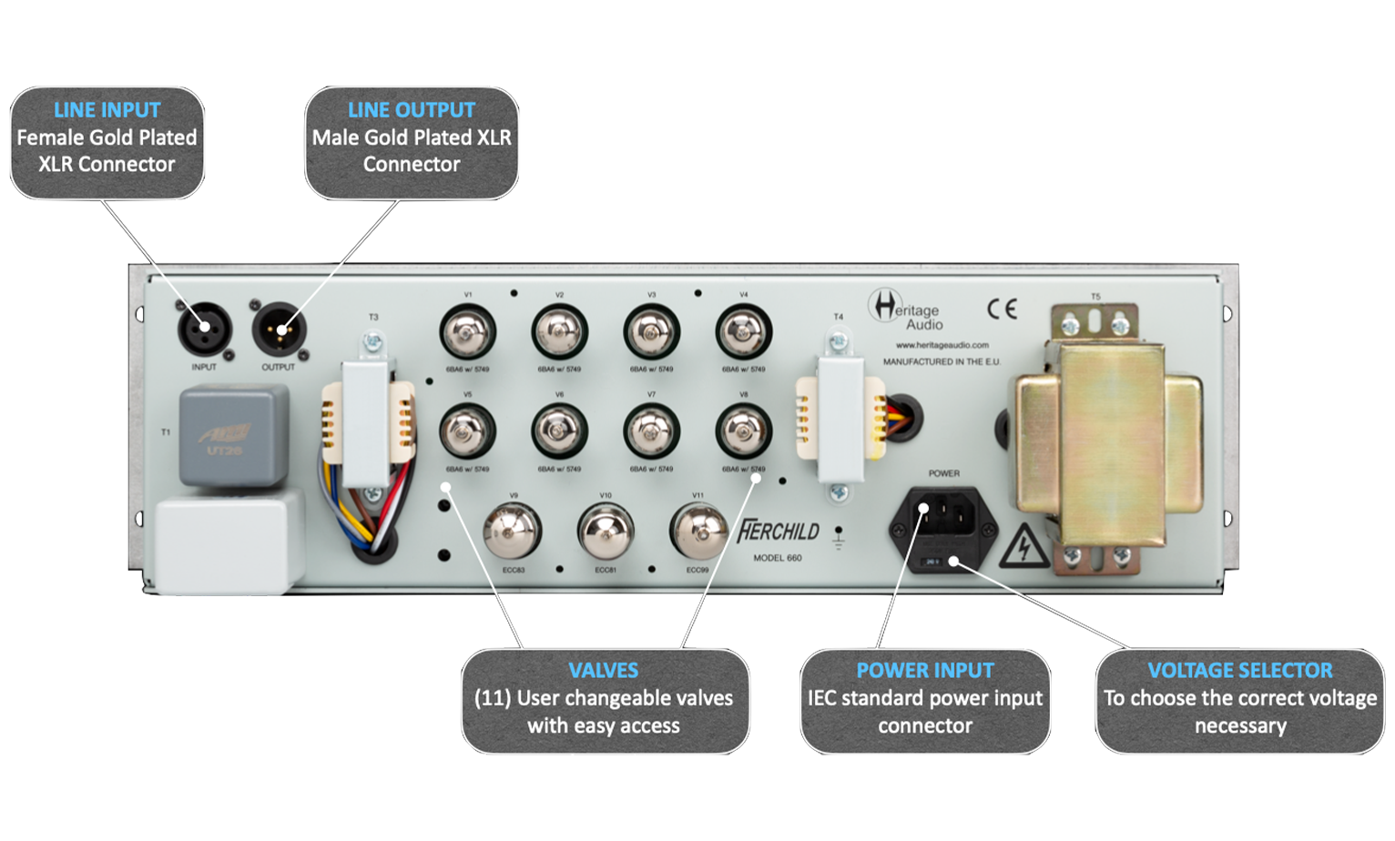 New Heritage Audio HERCHILD 660 | Variable-Mu Tube Compressor