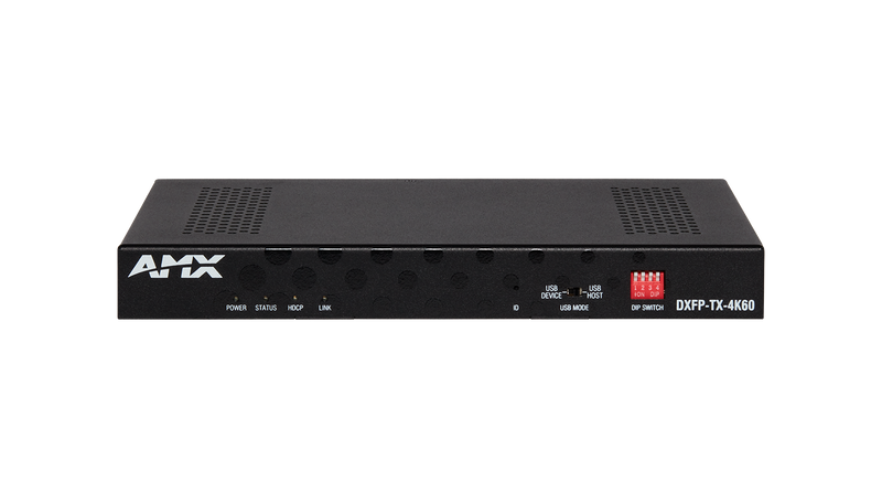 New AMX DXFP-TX-4K60 DXLink 4K60 HDMI Fiber Transmitter Module | Supports 4K60 4:4:4 Video and High Dynamic Range (HDR)
