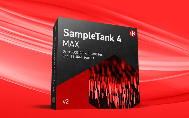 New IK Multimedia SampleTank 4 Max v2 | CROSSGRADE | Massive Collection of Award-Winning Virtual Instruments | Mac/PC | AU/AXX/VST | (Download/Activation Card)