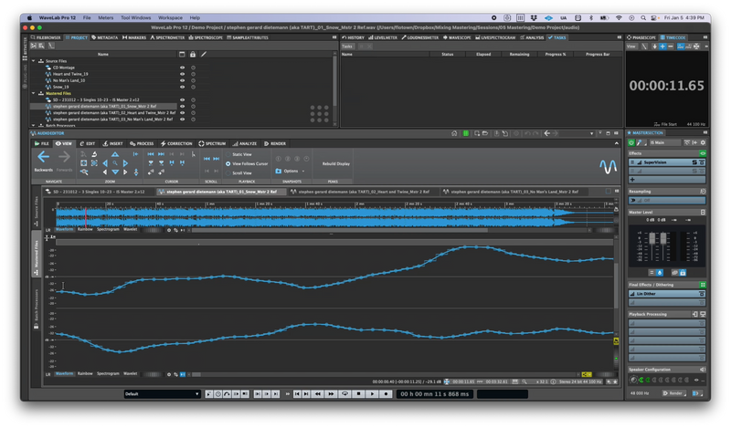 New Steinberg WaveLab Pro 12 Audio Editing & Mastering Software MAC/PC