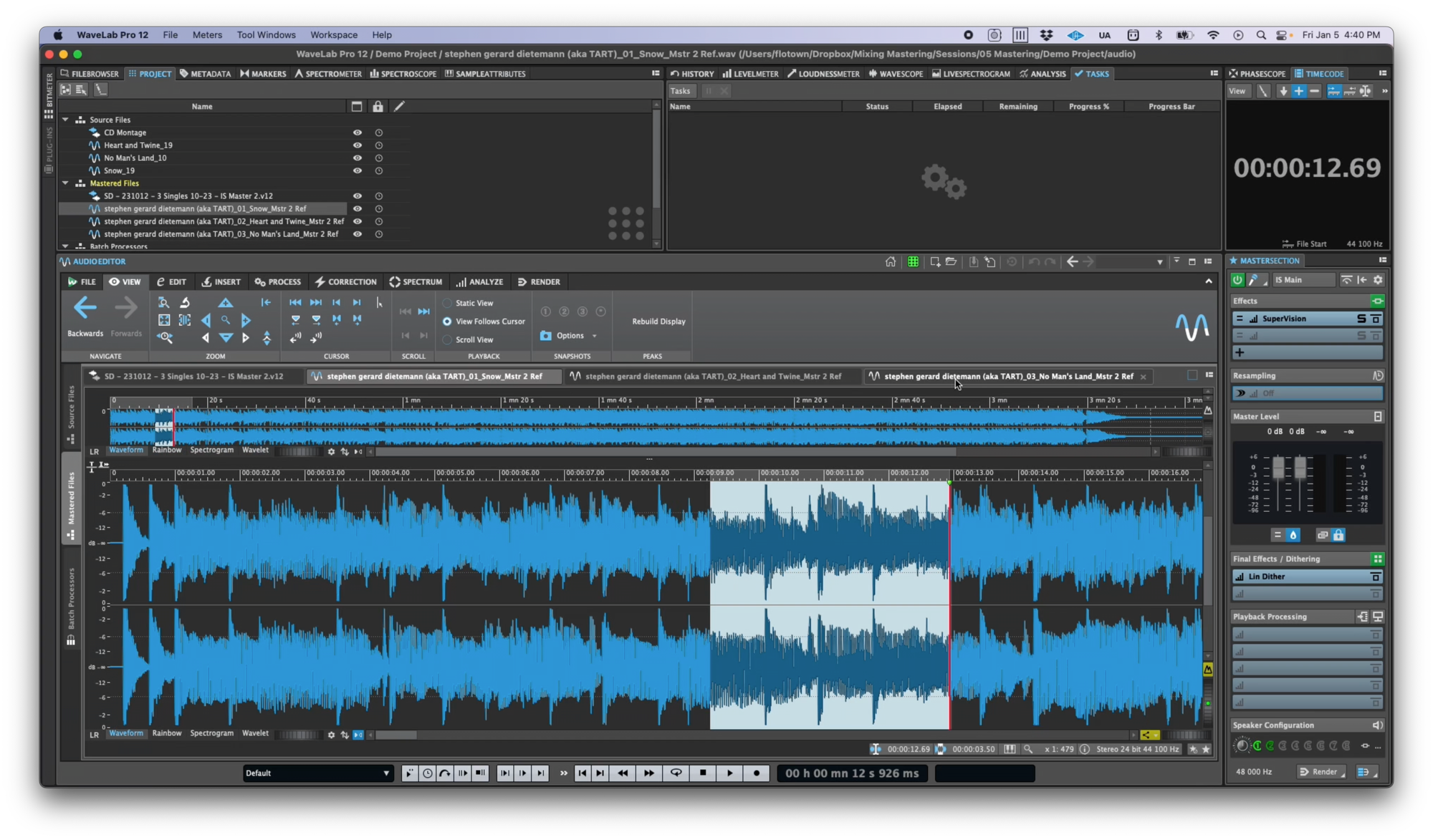 New Steinberg WaveLab Pro 12 Audio Editing & Mastering Software MAC/PC