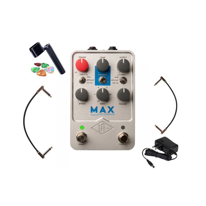 New Universal Audio MAX Preamp & Dual Compressor | Effects Pedal