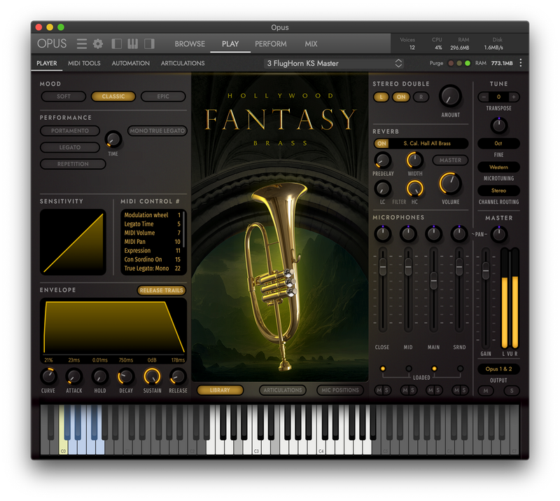 New EastWest HOLLYWOOD FANTASY BRASS Software Mac/PC (Download/Activation Card)