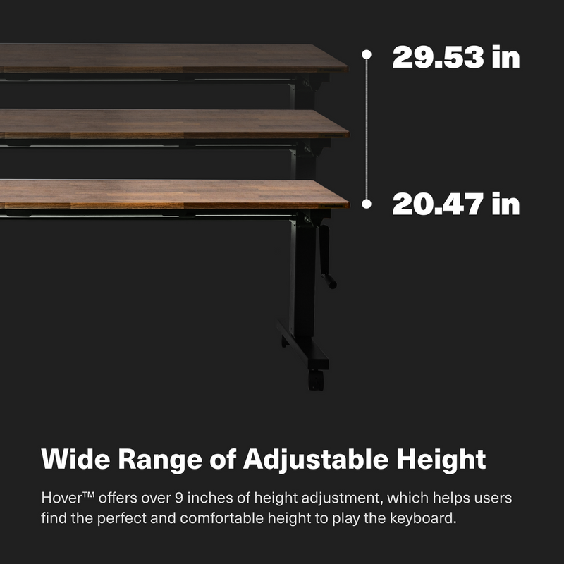 New Wavebone Hoover 900 | Height Adjustable Keyboard Stand | Wood