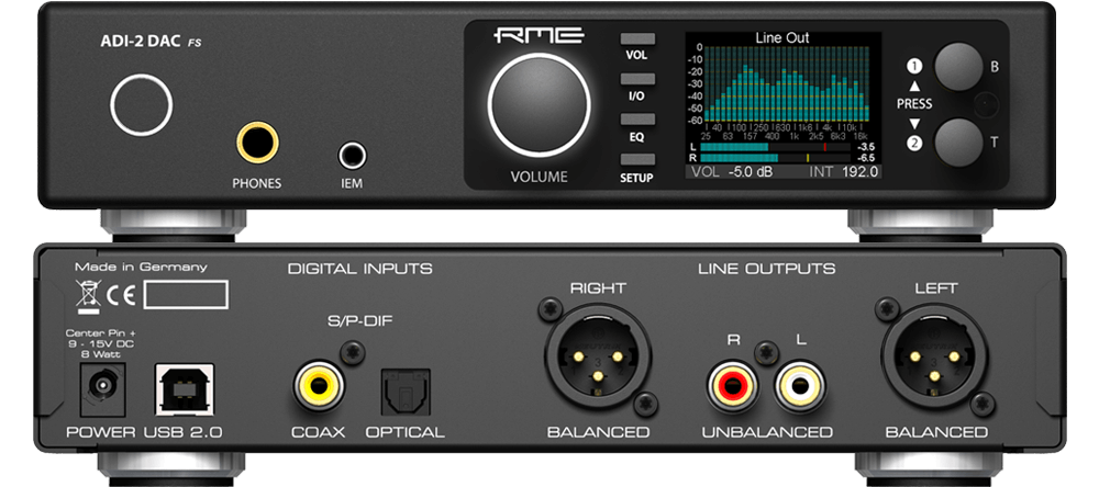 New RME ADI 2 DAC FS | Ultra-Fidelity PCM/DSD 768 kHz DA Converter