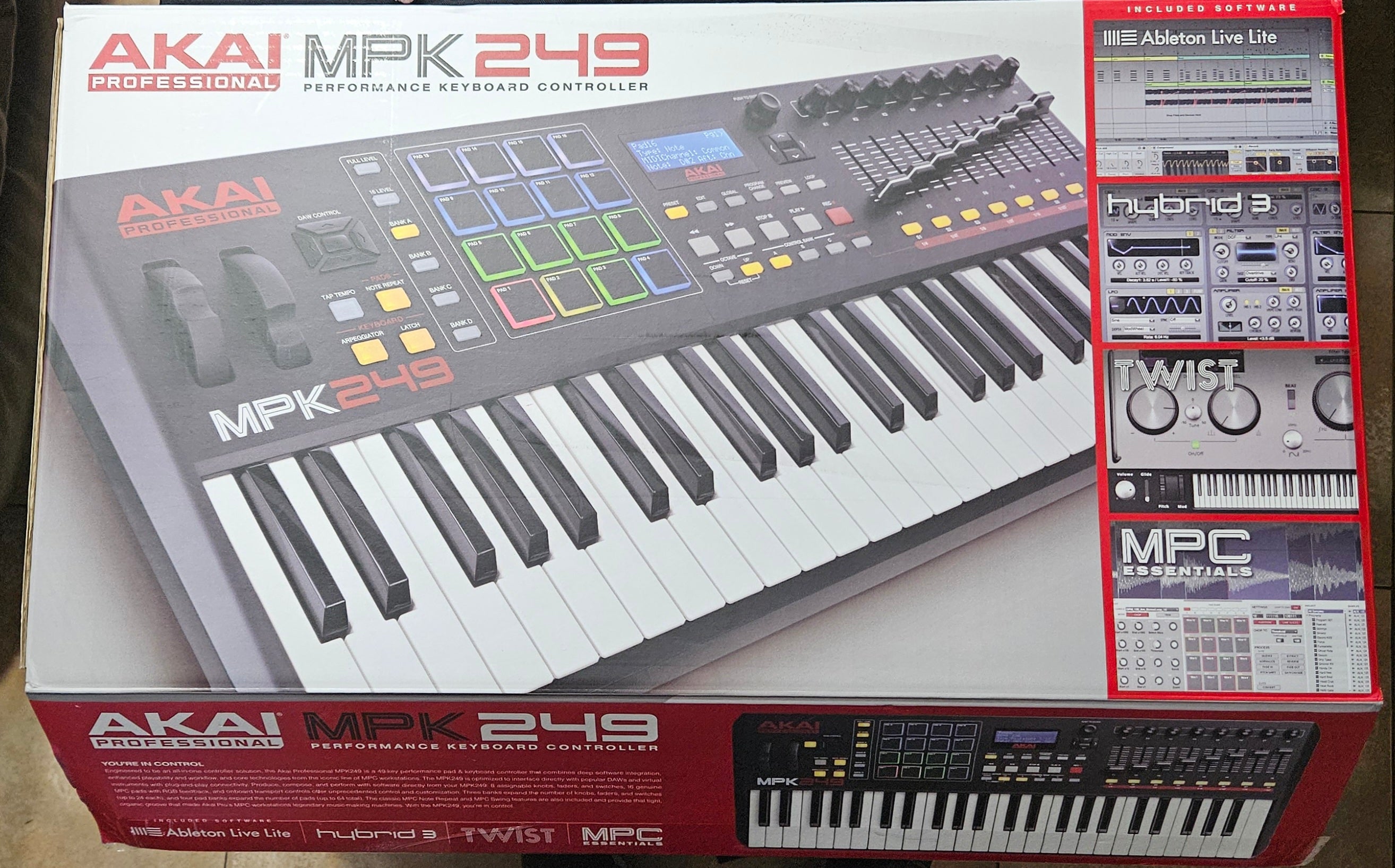 AKAI MPK249 MIDI KEYBOARD CONTROLLER  - Previously Owned - (AW CONSIGN)