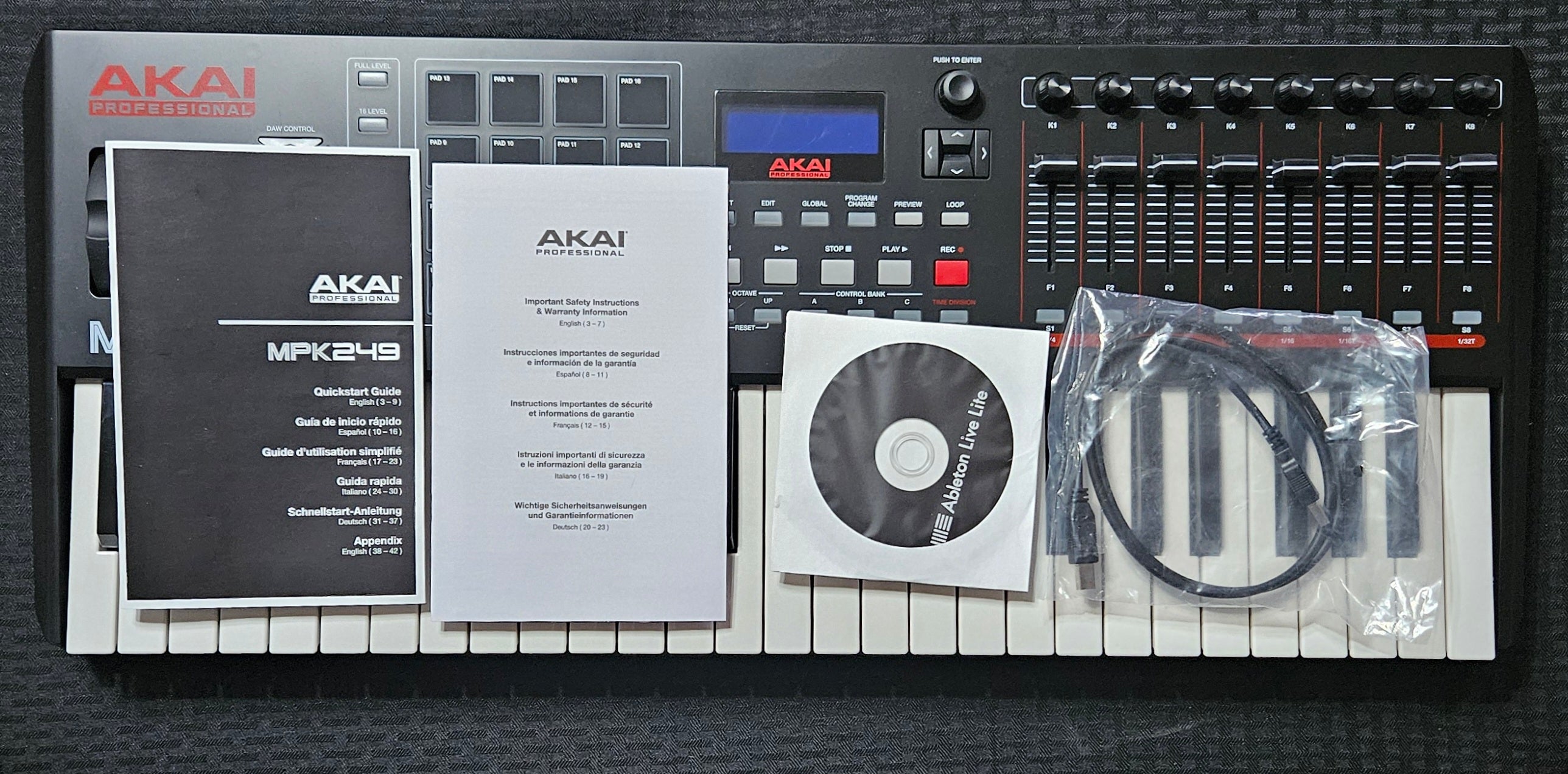 AKAI MPK249 MIDI KEYBOARD CONTROLLER  - Previously Owned - (AW CONSIGN)