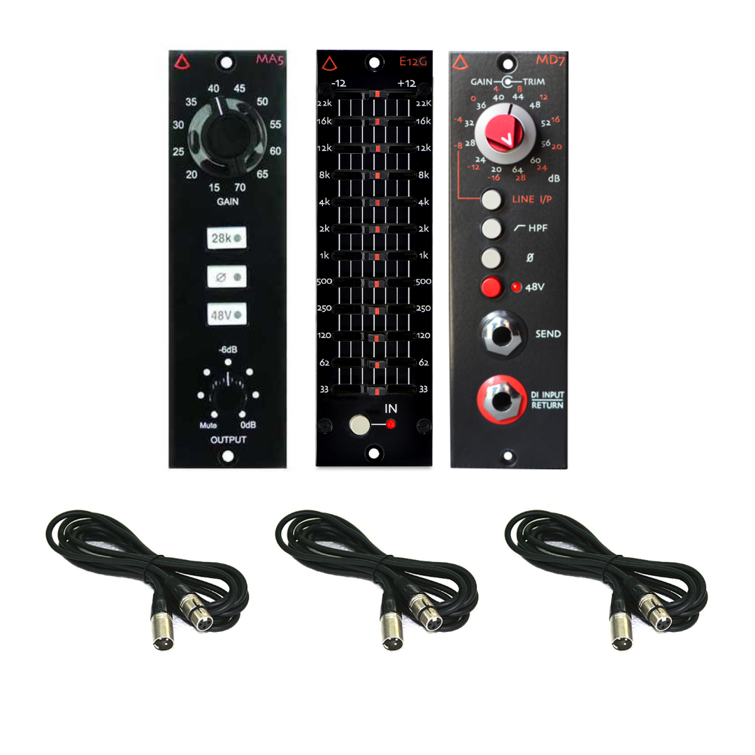 New - Avedis Audio New Avedis Audio 500-Series Module Recording Bundle - MD7 + MA5 + E12G - Brief description