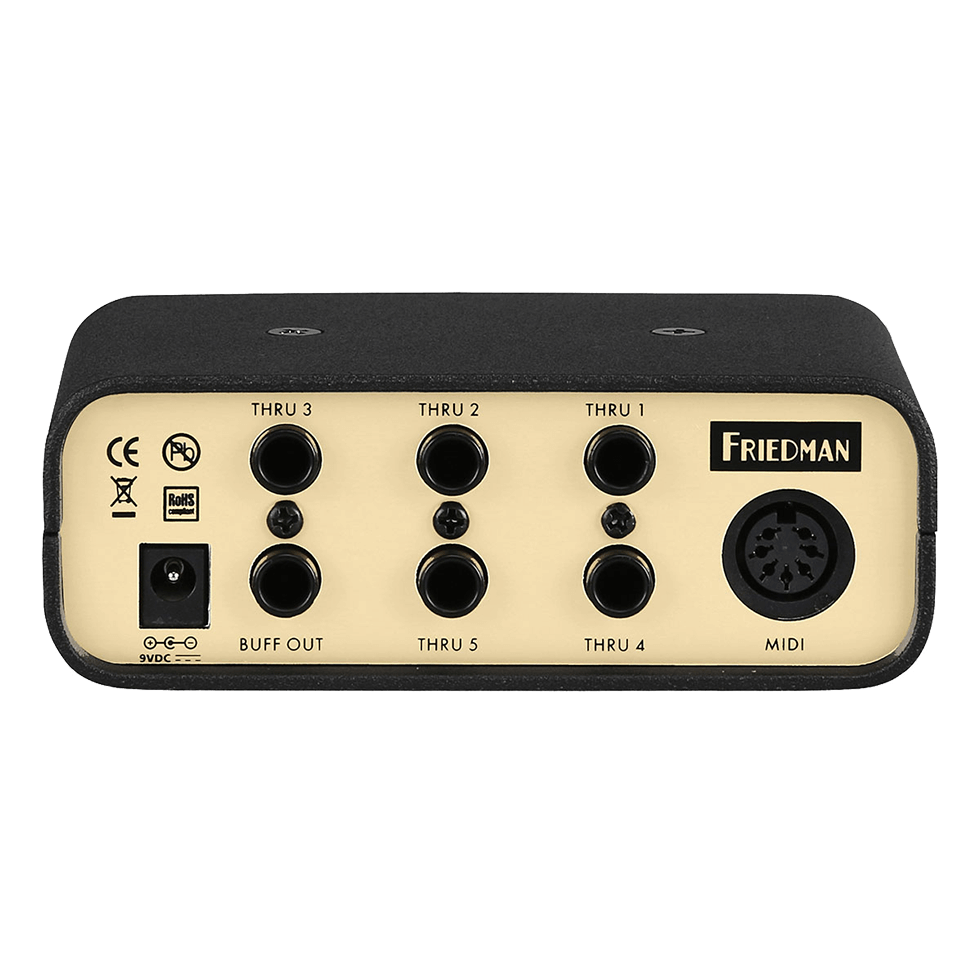 New Friedman Buffer Bay 6 | Pedal Buffer & Junction Box for Pedalboard | Guitar/Bass/Keys