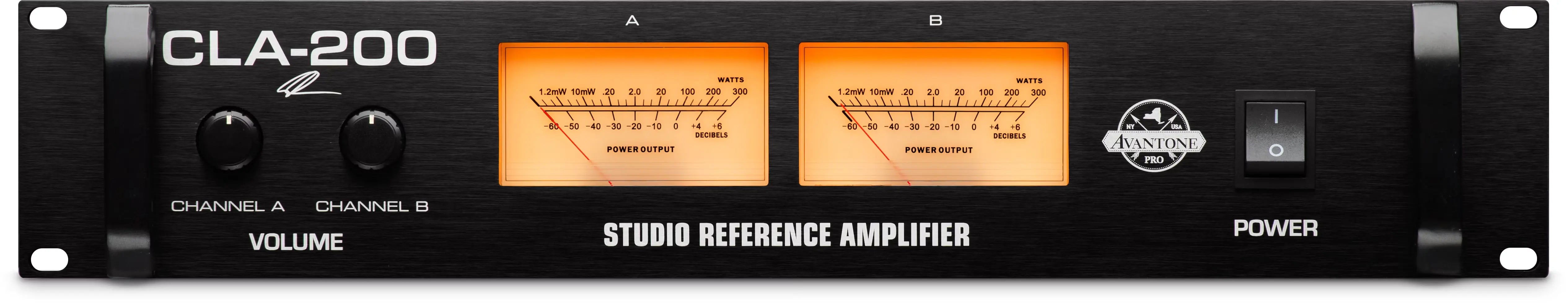 New Avantone Pro CLA-200 - 400 Watts Studio Reference Amplifier - Zero Fan Noise