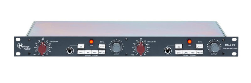 New Heritage Audio DMA 73 | Stereo Microphone Preamp