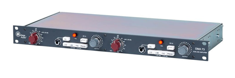 New Heritage Audio DMA 73 | Stereo Microphone Preamp