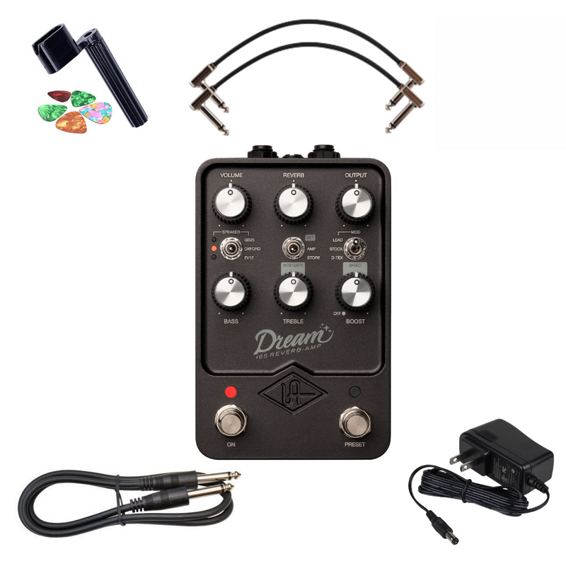 New Universal Audio Dream '65 Reverb Amplifier Stereo Amplifier Simulator Pedal with 3 Modes