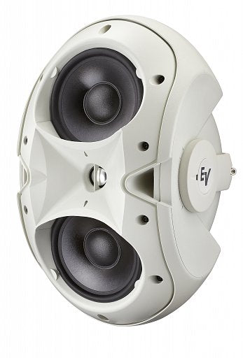 New Electro-Voice EVID6.2T Dual 6" Two-Way Surface-Mount Loudspeaker  | EVID Series 70V Two-Way Speaker (White, Pair)