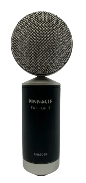 New Pinnacle Microphones Fat Top II Active Passive | Active Ribbon Microphone | Black