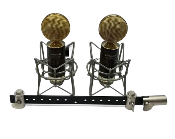 New Pinnacle Microphones Fat Top II Active Passive | Stereo Pair | Ribbon Microphone | Brown