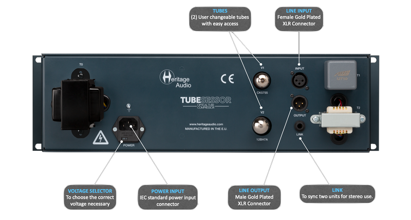 New Heritage Audio TUBESESSOR - Optical Tube Compressor