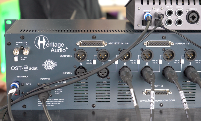 New Heritage Audio OST8 ADAT | 8-slot 500-Series Rack w/ ADAT