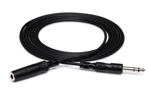 New Hosa HPE-310 | Stereo 1/4" TRS Male to 1/4" TRS Female | Stereo Headphone Extension | 10 ft