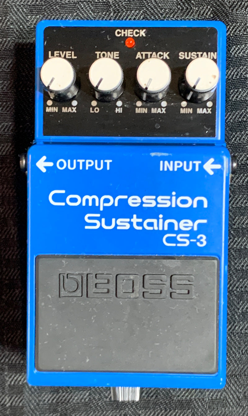 Boss CS-3 Compression Sustainer Pedal- Previously Owned (AW-CONSIGNMENT)