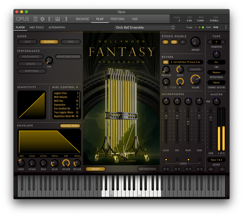New EastWest HOLLYWOOD FANTASY Percussion Software Mac/PC (Download/Activation Card)