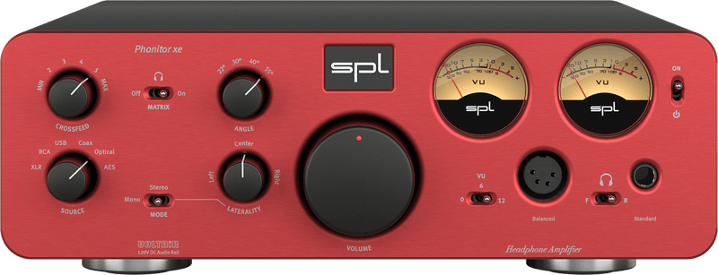New SPL Phonitor XE + DAC786 | Standalone Headphone Amplifier / DAC Without Any Compromises (Red)