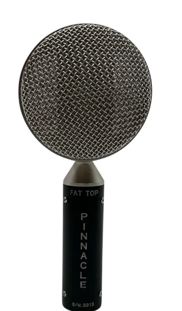 New Pinnacle Microphones Fat Top | Stereo Pair | Ribbon Microphone | Black | Free XLR Cable