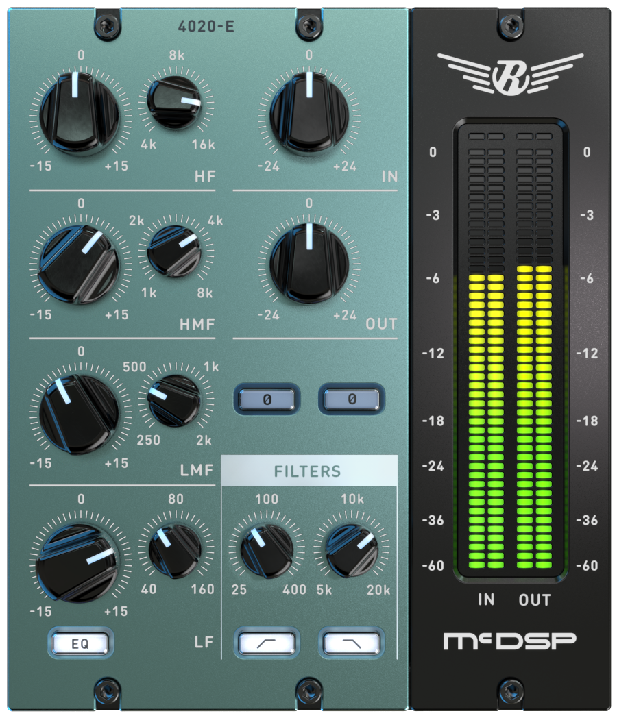 New McDSP 4020 Retro EQ v7 Plug-in (Native)  AAX/VST/Mac/PC (Download/Activation Card)